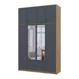 Антресоль высокая Doros Ронди Дуб Артизан/Графит 4 ДСП 160х52х65 (DRS-011907)