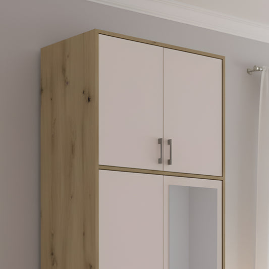 Антресоль высокая Doros Ронди Дуб Артизан/Кашемир 2 ДСП 82х52х65 (DRS-011908)