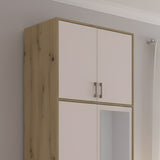 Антресоль высокая Doros Ронди Дуб Артизан/Кашемир 2 ДСП 82х52х65 (DRS-011908)