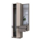 Прихожая Doros Сола 1+2 Канноло/Кашемир ДСП/зеркало 105х40х215 (DRS-011897)