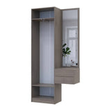 Прихожая Doros Сола 1+2 Канноло/Кашемир ДСП/зеркало 105х40х215 (DRS-011897)