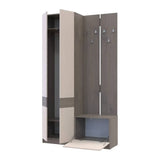 Прихожая Doros Сола (модульный комплект - 2 элемента) Канноло/Кашемир 120х40х215 (DRS-011898)