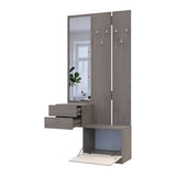 Прихожая Doros Сола с зеркалом (модульный комплект - 2 элемента) Канноло/Кашемир 105х40х215 (DRS-011899)