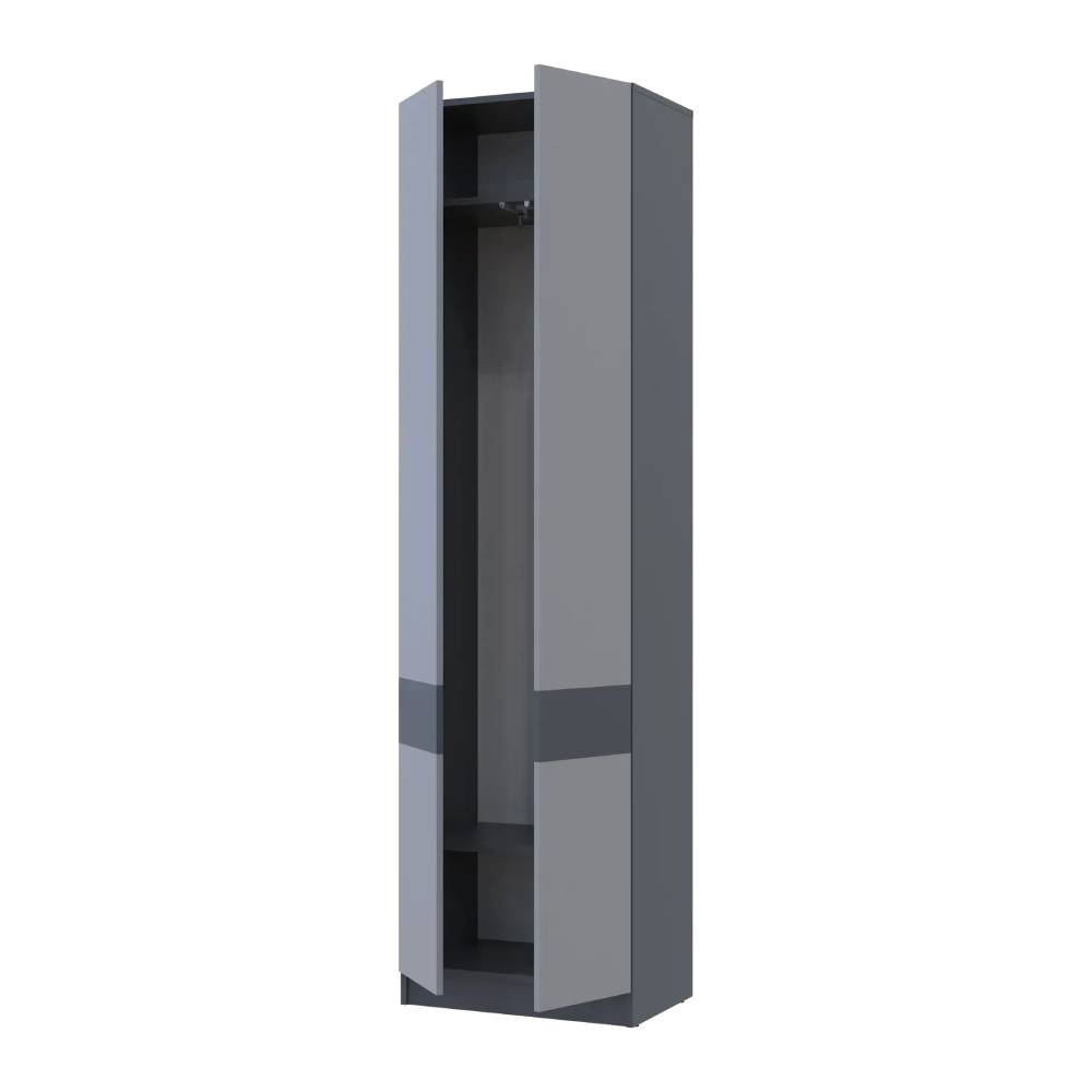 Шкаф для одежды Doros Сола Графит / Серый 60х40х215 DRS-011744 (44900341)