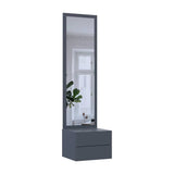 Подвесная тумба с зеркалом Doros Сола Графит / Серый 45х40х168,6 см DRS-011742 (44900342)