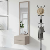 Подвесная тумба с зеркалом Doros Сола Канноло/Кашемир 45х40х168.6 (DRS-011895)