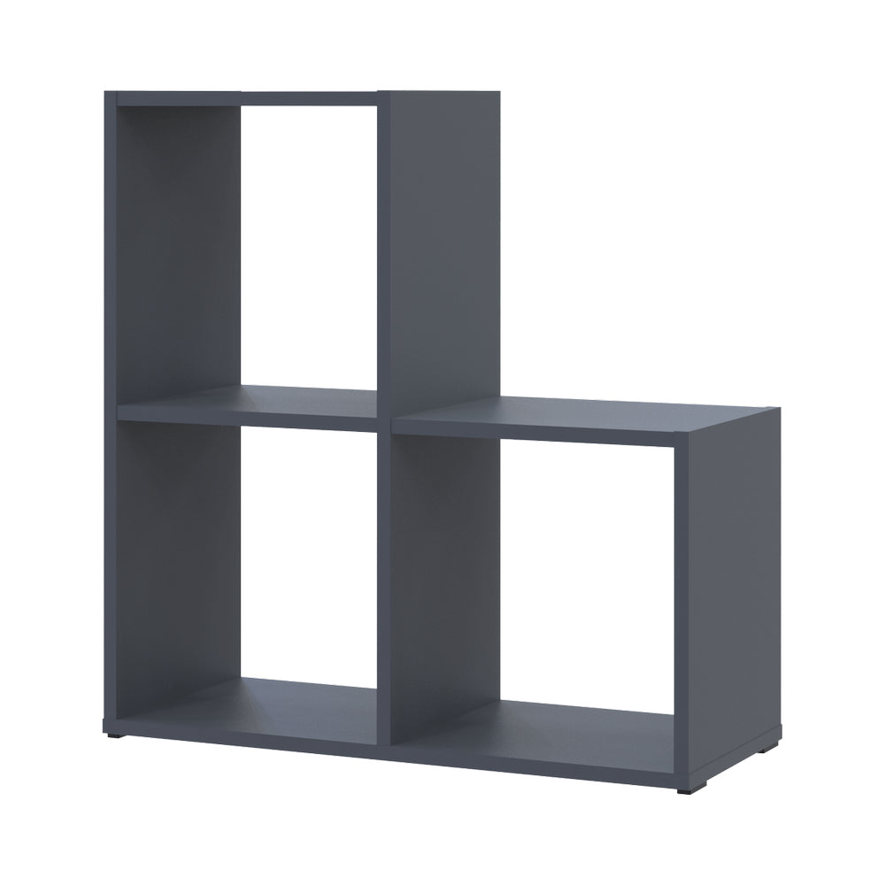 Стеллаж Doros Степь 2х2 Графит открытый 69х28.8х71.4 (41516157)