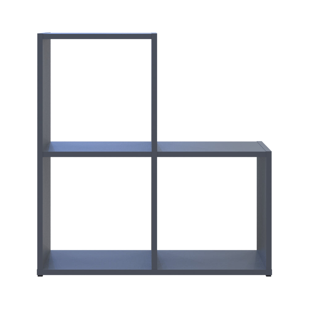 Стеллаж Doros Степь 2х2 Графит открытый 69х28.8х71.4 (41516157)