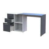 Офисный стол Doros T8 Белый/Графит 100х83х75 (DRS-011891)