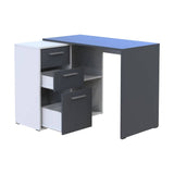 Офисный стол Doros T8 Белый/Графит 100х83х75 (DRS-011891)