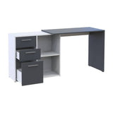 Офисный стол Doros T8 Белый/Графит 100х83х75 (DRS-011891)