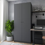 Шкаф распашной для одежды Doros Промо 90х48х204 см Графит (DRS-011199)