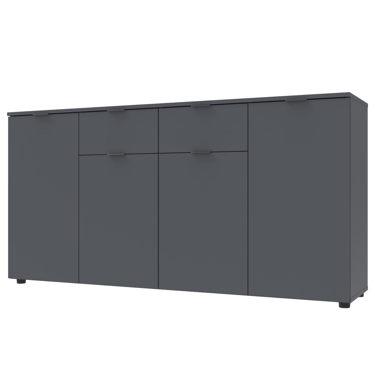 Комод в гостиную Doros Рон 7 160х38х81 см Графит (DRS-011305)