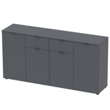 Комод в гостиную Doros Рон 7 160х38х81 см Графит (DRS-011305)