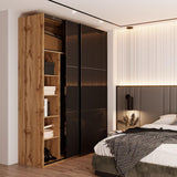 Шкаф купе Doros G-Caiser Дуб Эвок 2 Стекла/3 части 180х60х240 (DRS-011574)