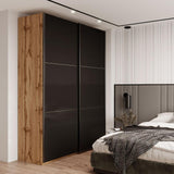 Шкаф купе Doros G-Caiser Дуб Эвок 2 Стекла/3 части 180х60х240 (DRS-011574)