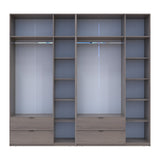 Комплект шкафов для одежды Doros Лукас (2 шт.) 255х50х240 см Канноло (DRS-011851)