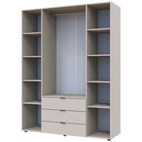 Шкаф распашной для одежды Doros Гелар 155х49,5х203,4 см Кашемир (DRS-011168)