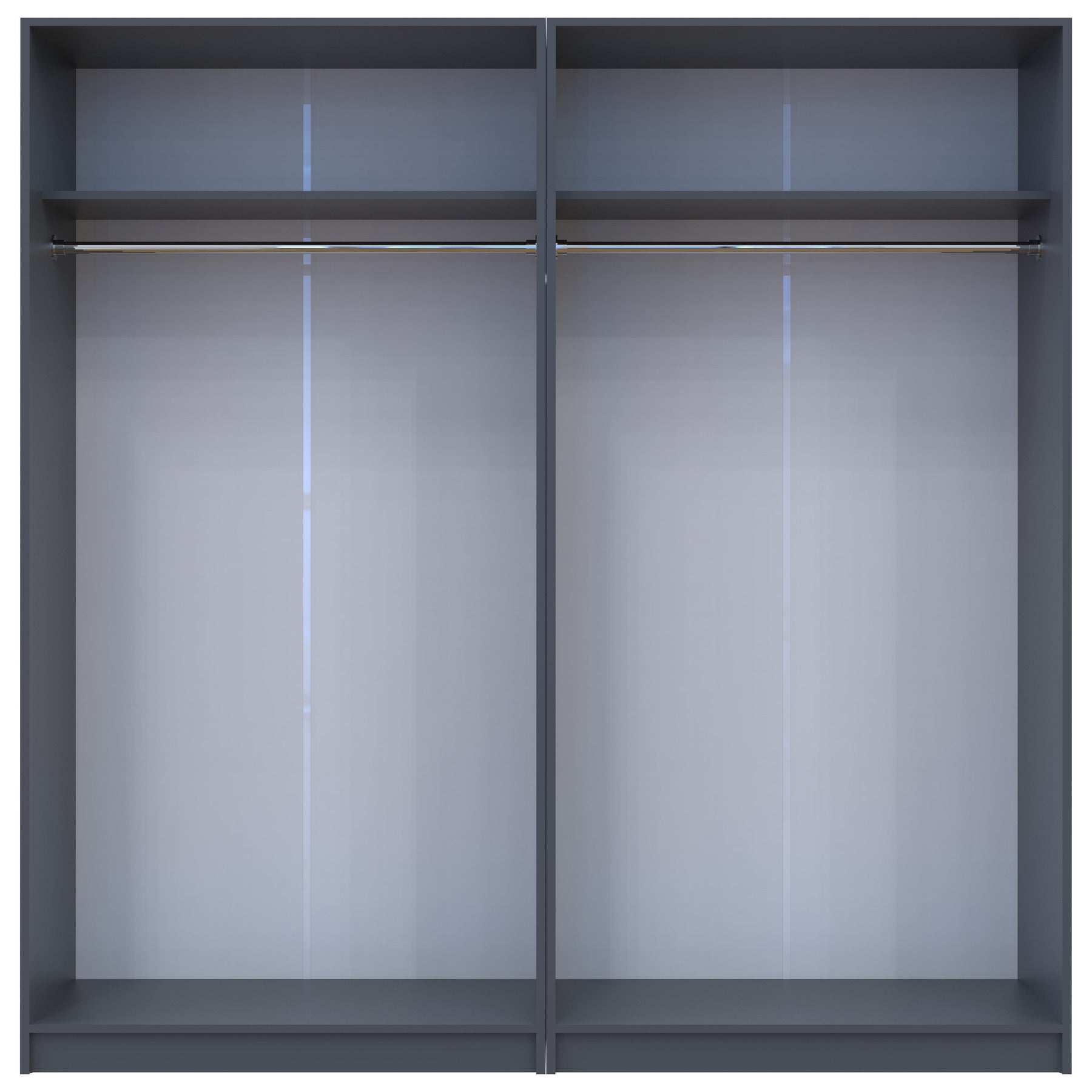 Комплект шкафов для одежды Doros Промо (2 шт.) 180х48х204 см Графит (DRS-011209)