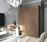 Шкаф распашной с антресолью Doros Лукас 160х50х240 см Канноло (DRS-011881)