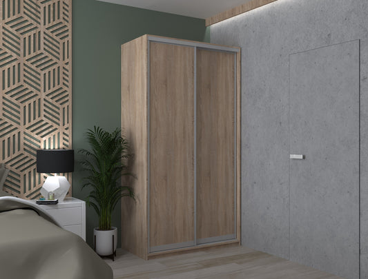 Шкаф-купе двухдверный Doros Сити Лайт 120х45х225 см Дуб сонома (DRS-011090)