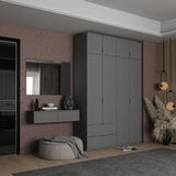 Комплект мебели Doros Левия + зеркало Графит 100х32х100 (42005236)