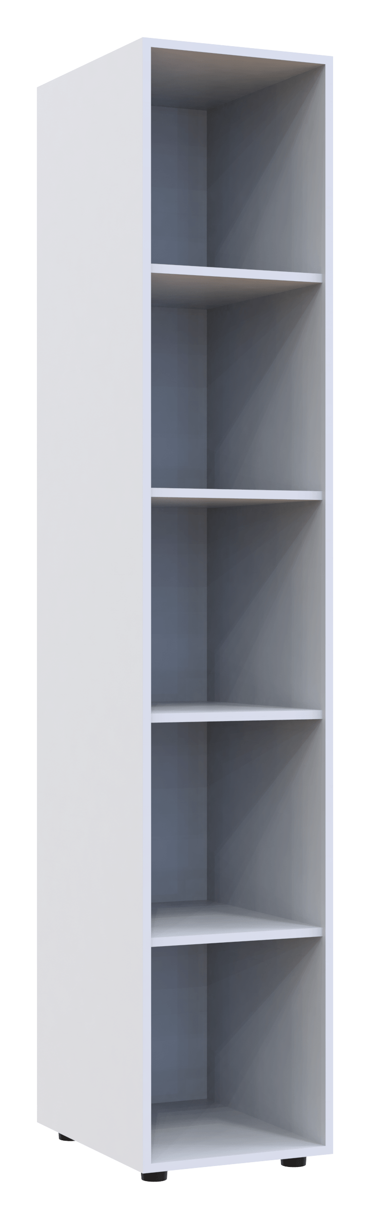 Пенал открытый Doros Гелар 38,2х49,5х203,4 см Белый (DRS-011140)