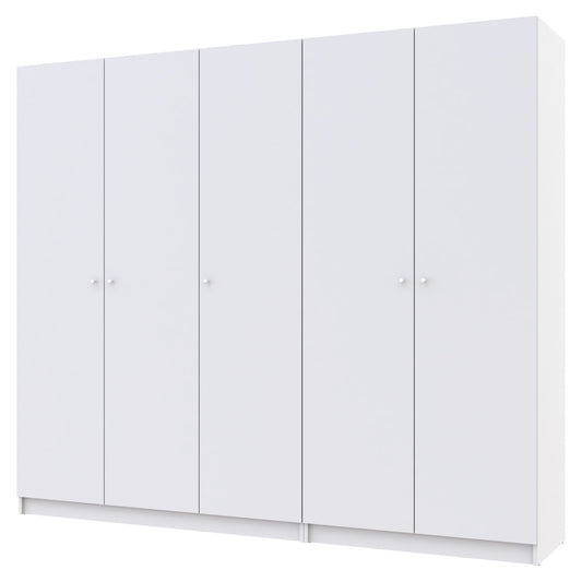 Комплект шкафов для одежды Doros Промо (2 шт.) 225х48х204 см Белый (DRS-011211)