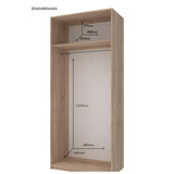 Комплект шкафов для одежды Doros Промо (2 шт.) 225х48х204 см Белый (DRS-011211)