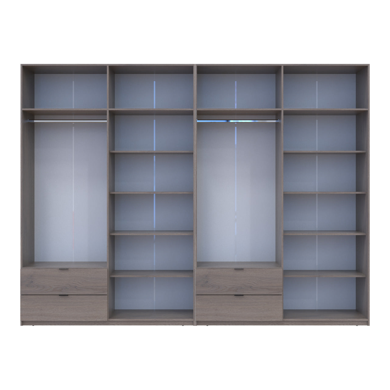 Комплект шкафов для одежды Doros Лукас (2 шт.) 320х50х240 см Канноло (DRS-011857)