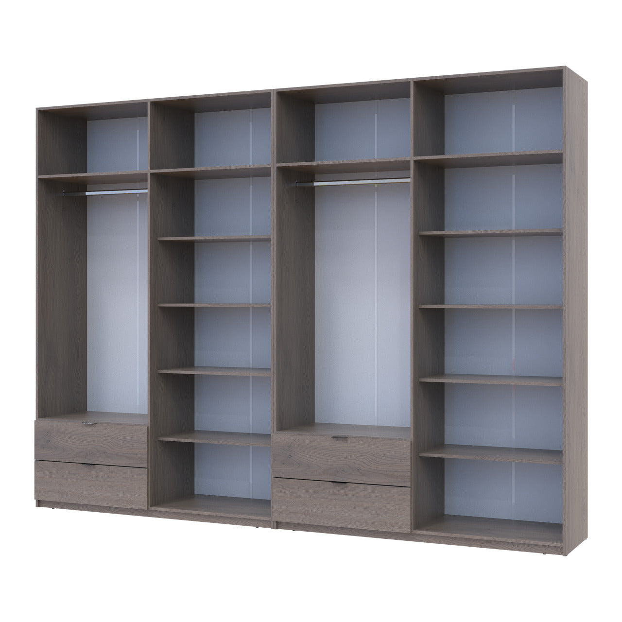 Комплект шкафов для одежды Doros Лукас (2 шт.) 320х50х240 см Канноло (DRS-011857)