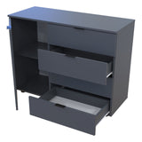 Комод в гостиную Doros Гелар GС1 100х40х81,2 см Графит (DRS-011288)