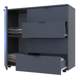 Комод в гостиную Doros Гелар GС1 100х40х81,2 см Графит (DRS-011288)