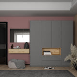 Комплект мебели Doros Левия + зеркало Дуб Эвок 100х32х100 (42005239)