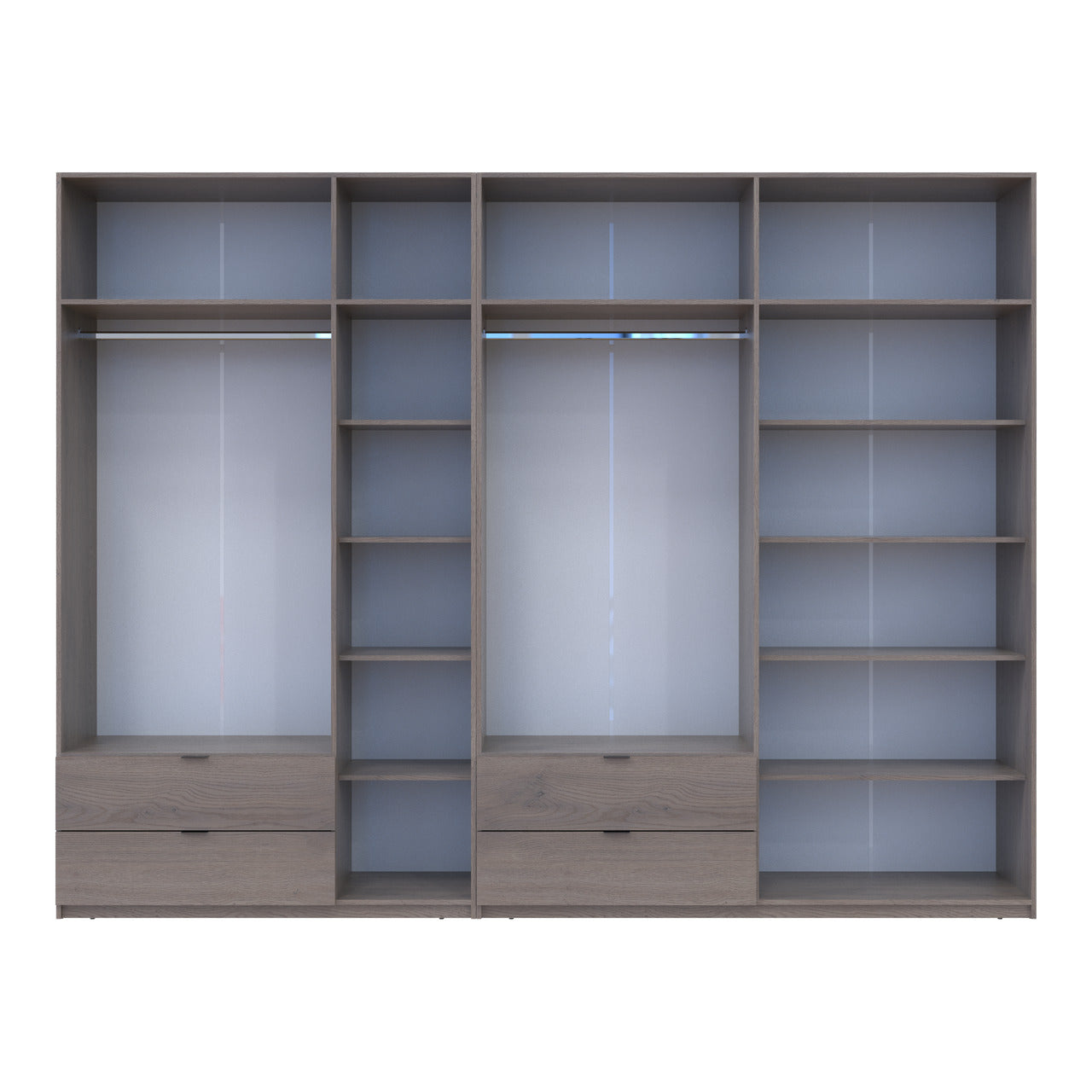 Комплект шкафов для одежды Doros Лукас (2 шт.) 315х50х240 см Канноло (DRS-011856)