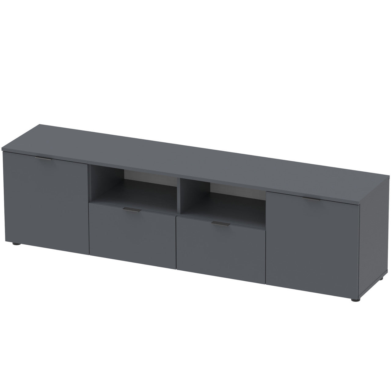 Тумба под ТВ Doros Рон 4 180х38х50 см Графит (DRS-011299)