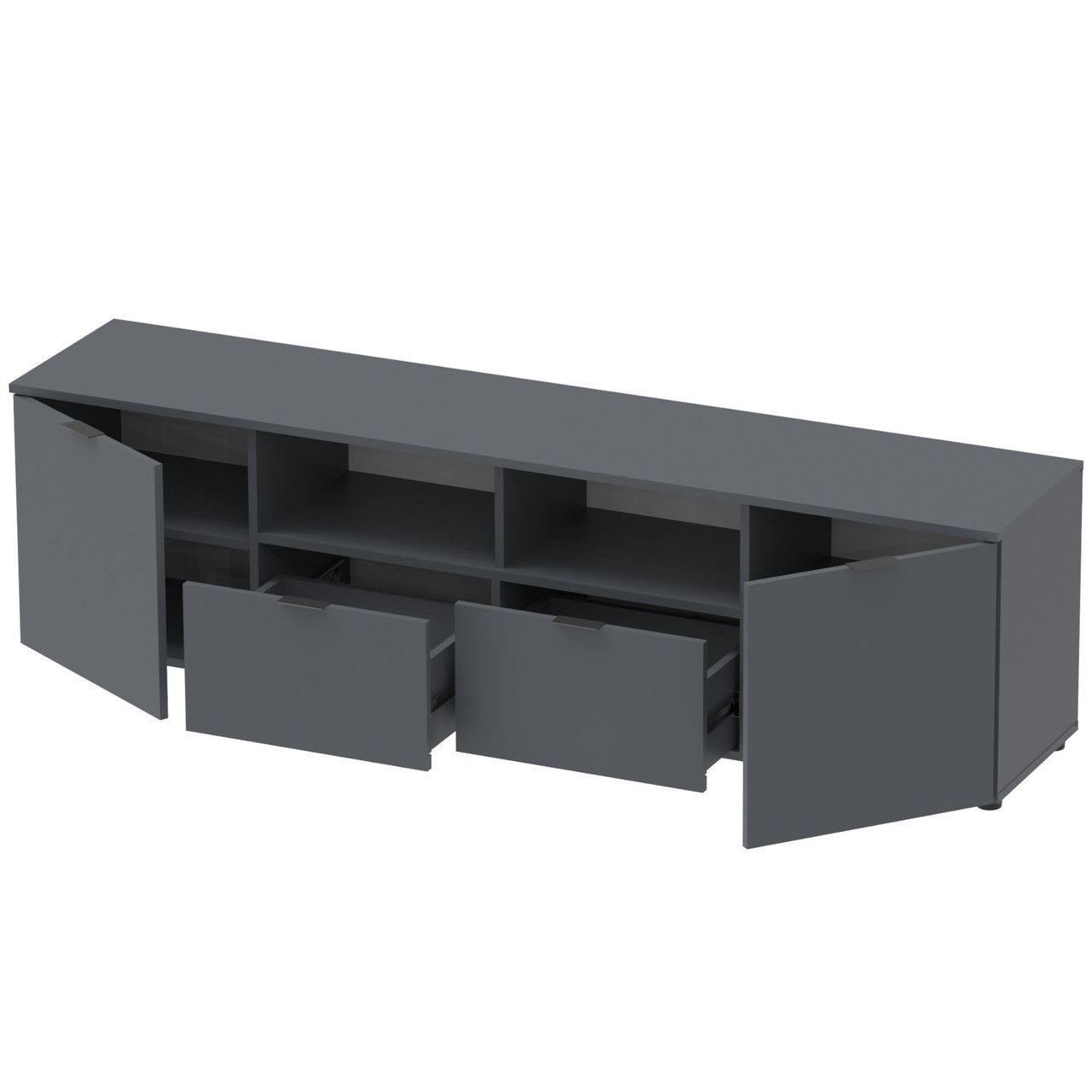 Тумба под ТВ Doros Рон 4 180х38х50 см Графит (DRS-011299)