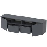 Тумба под ТВ Doros Рон 4 180х38х50 см Графит (DRS-011299)