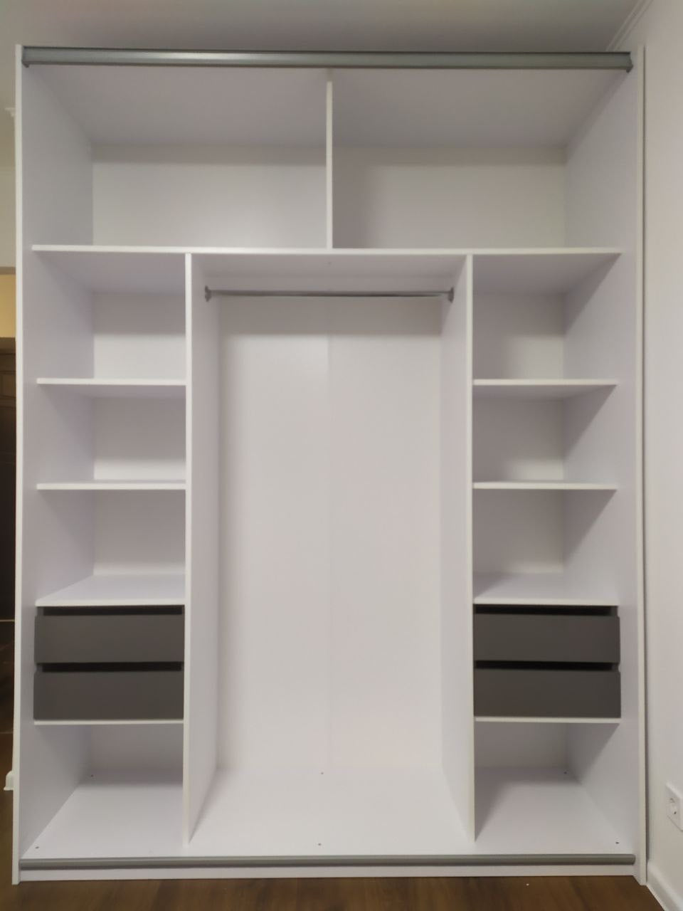 Шкаф-купе двухдверный Doros G-Caiser 180х60х240 см Белый/2 Зеркала (DRS-011012)