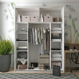 Шкаф-купе двухдверный Doros G-Caiser 180х60х240 см Белый/2 Зеркала (DRS-011012)