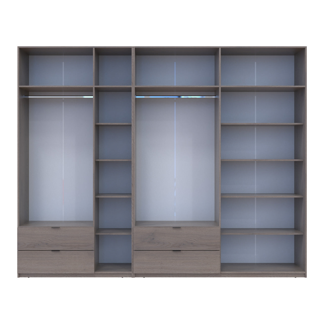 Комплект шкафов для одежды Doros Лукас (2 шт.) 300х50х240 см Канноло (DRS-011855)