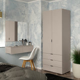 Комплект мебели Doros Левия + зеркало Кашемир 100х32х100 (42005237)