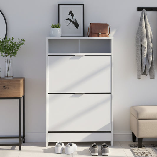 Тумба для обуви Doros Дафина Белый 60х27х197,5 (DRS-011955)