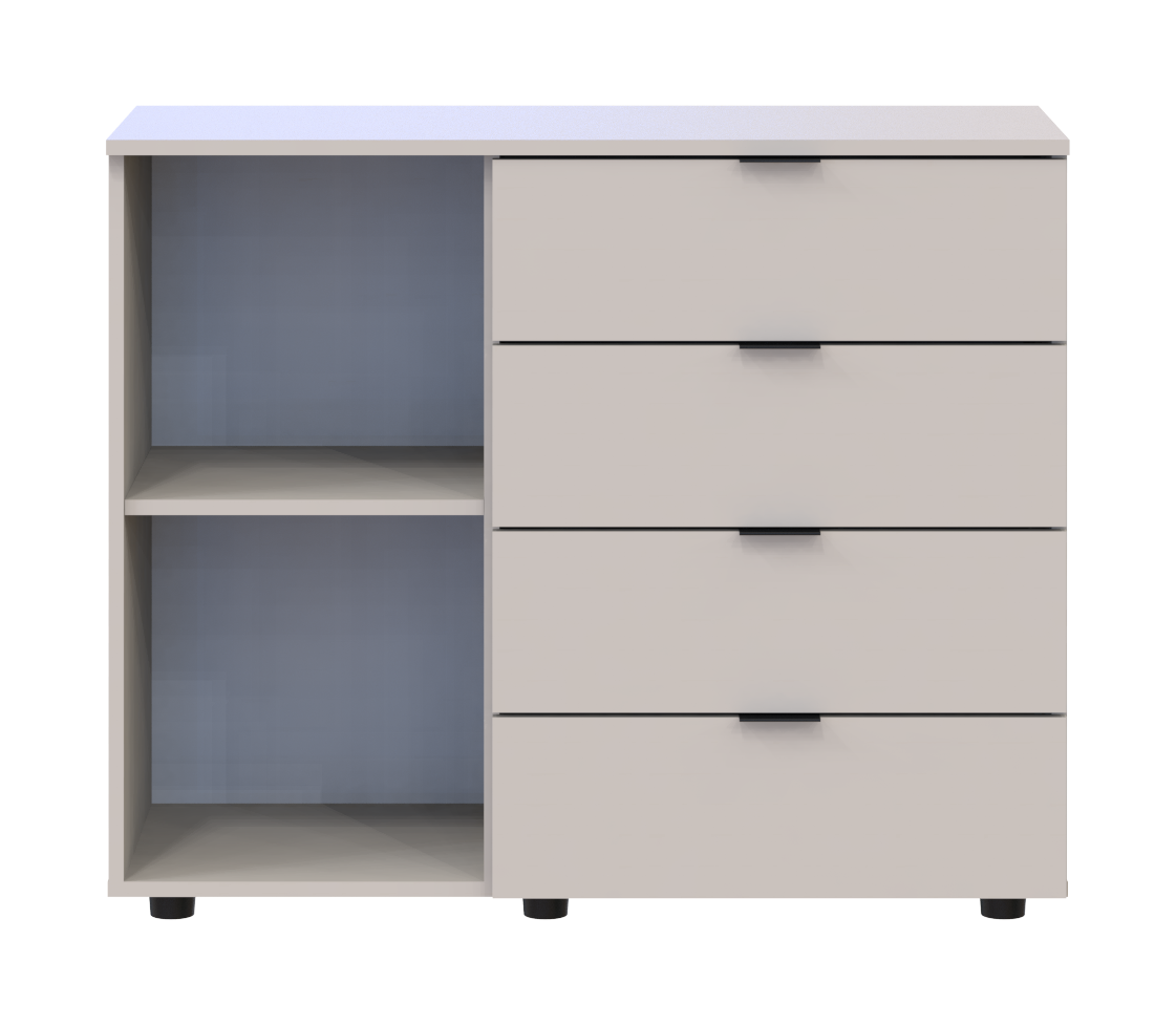 Комод в гостиную Doros Гелар GС1 100х40х81,2 см Кашемир (DRS-011290)