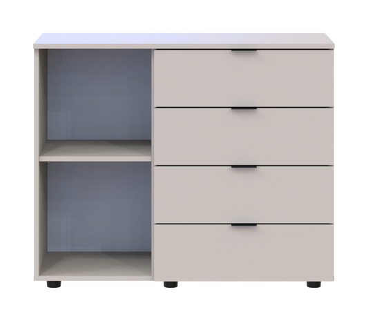 Комод в гостиную Doros Гелар GС1 100х40х81,2 см Кашемир (DRS-011290)