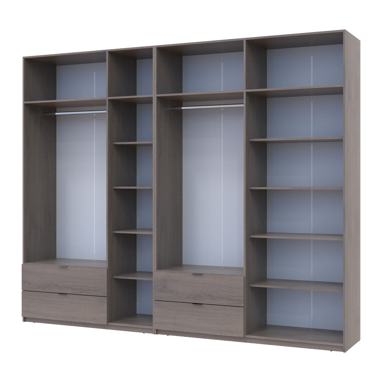 Комплект шкафов для одежды Doros Лукас (2 шт.) 295х50х240 см Канноло (DRS-011854)