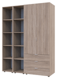 Комплект шкафов для одежды Doros Гелар (3 шт.) 153,9х49,5х203,4 см Дуб сонома (DRS-011144)