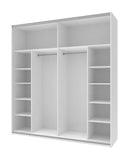 Шкаф-купе двухдверный Doros G-Caiser 220х60х240 см Белый (DRS-011004)