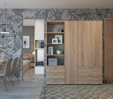 Шкаф для одежды Doros Гелар Дуб сонома 3ДСП с пеналом 176.2х49.5х203.4 (DRS-011921)