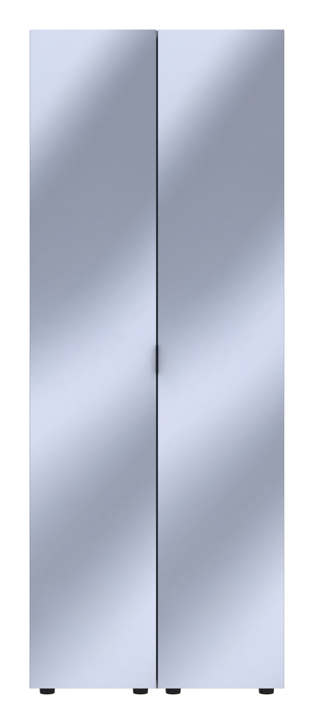 Комплект пеналов для одежды Doros Гелар (2 шт.) 78х49,5х203,4 см 2 Зеркала/Графит (DRS-011125)
